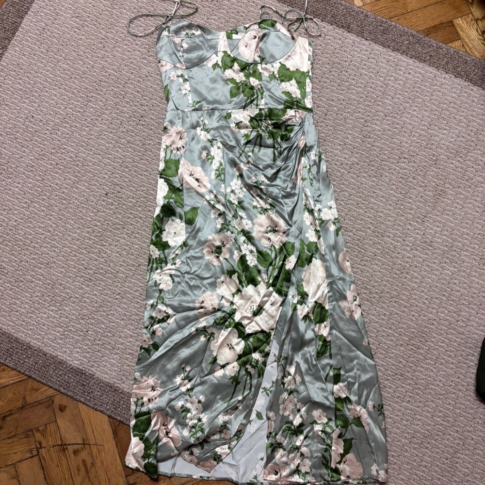 Reformation Marguerite Silk Dress